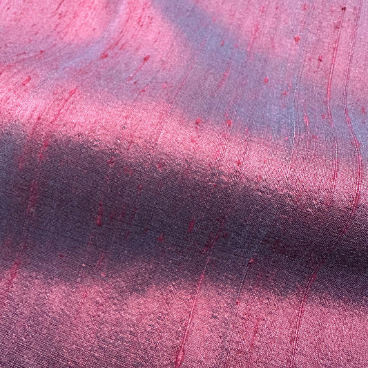 AUBERGINE DUPION SILK