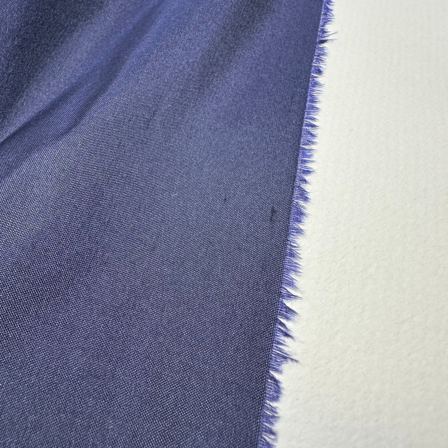 FRENCH NAVY POWERLOOM SILK REMNANT