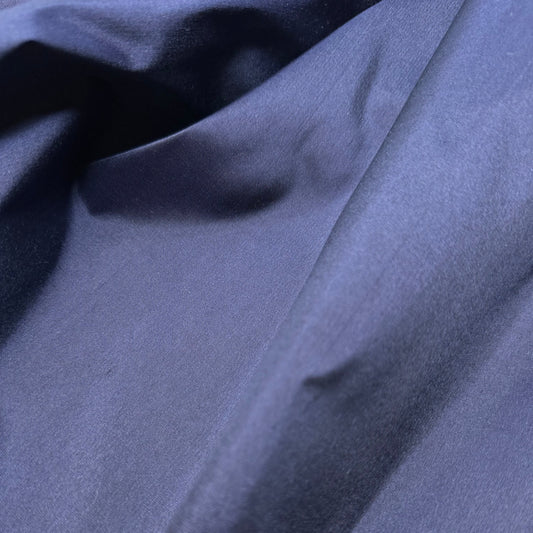 FRENCH NAVY POWERLOOM SILK REMNANT