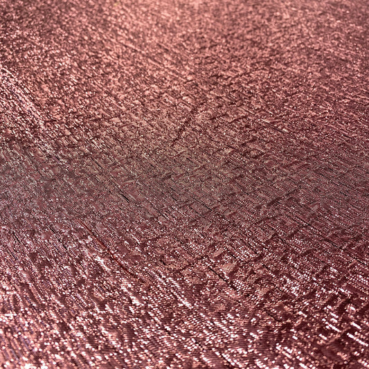 ROSE PINK METALLIC JACQUARD
