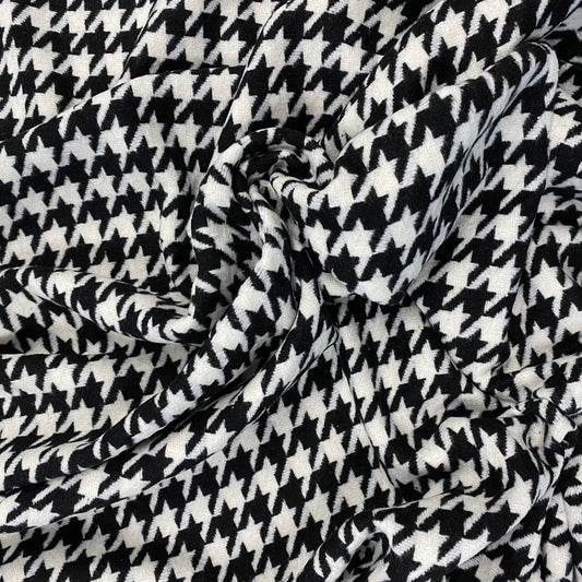 BLACK & WHITE WOOL HOUNSDTOOTH