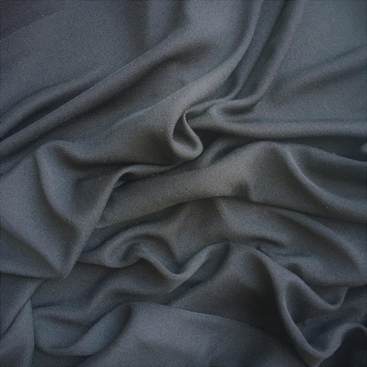 BLACK SILK JERSEY