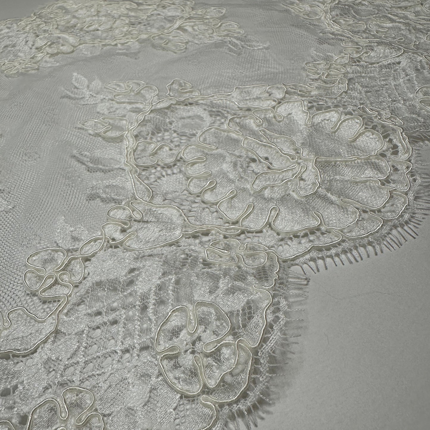 LIMITED EDITION CORDED BRIDAL LACE TRIM