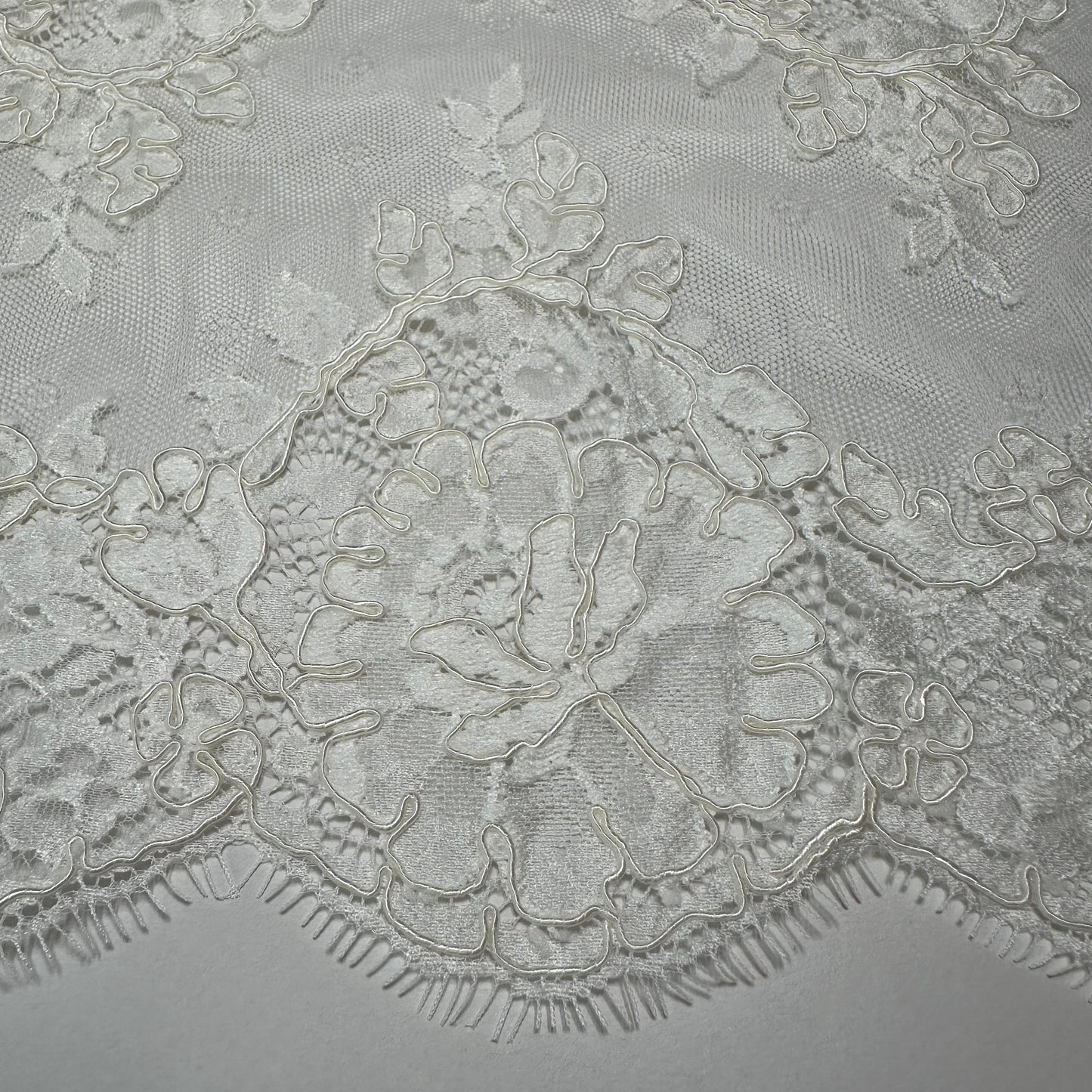 LIMITED EDITION CORDED BRIDAL LACE TRIM