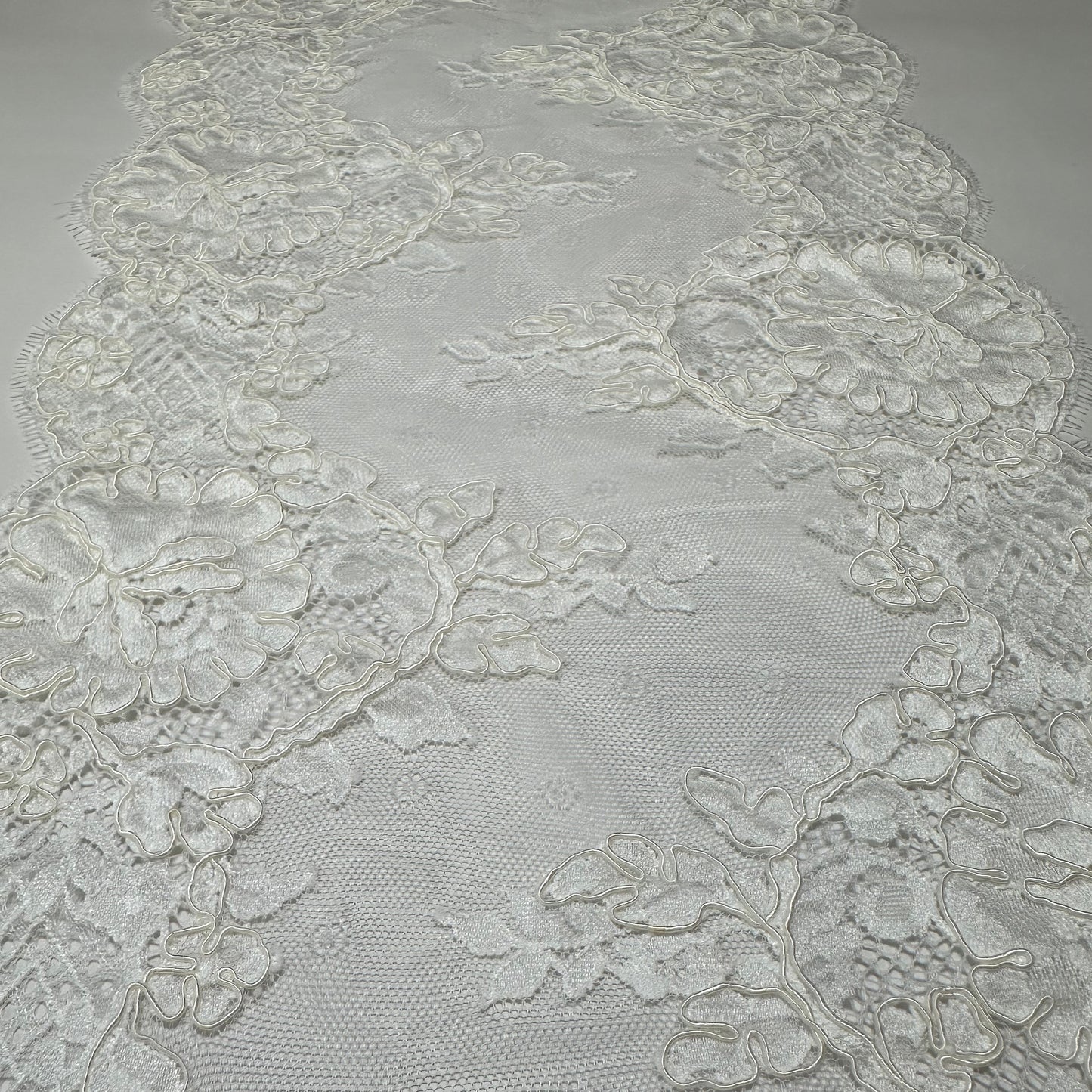 LIMITED EDITION CORDED BRIDAL LACE TRIM