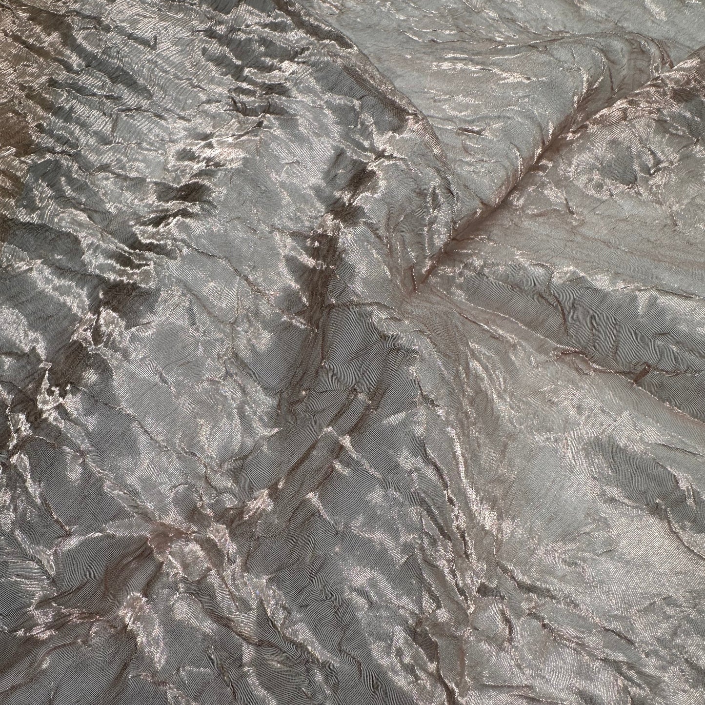 METALLIC BLUSH ORGANZA