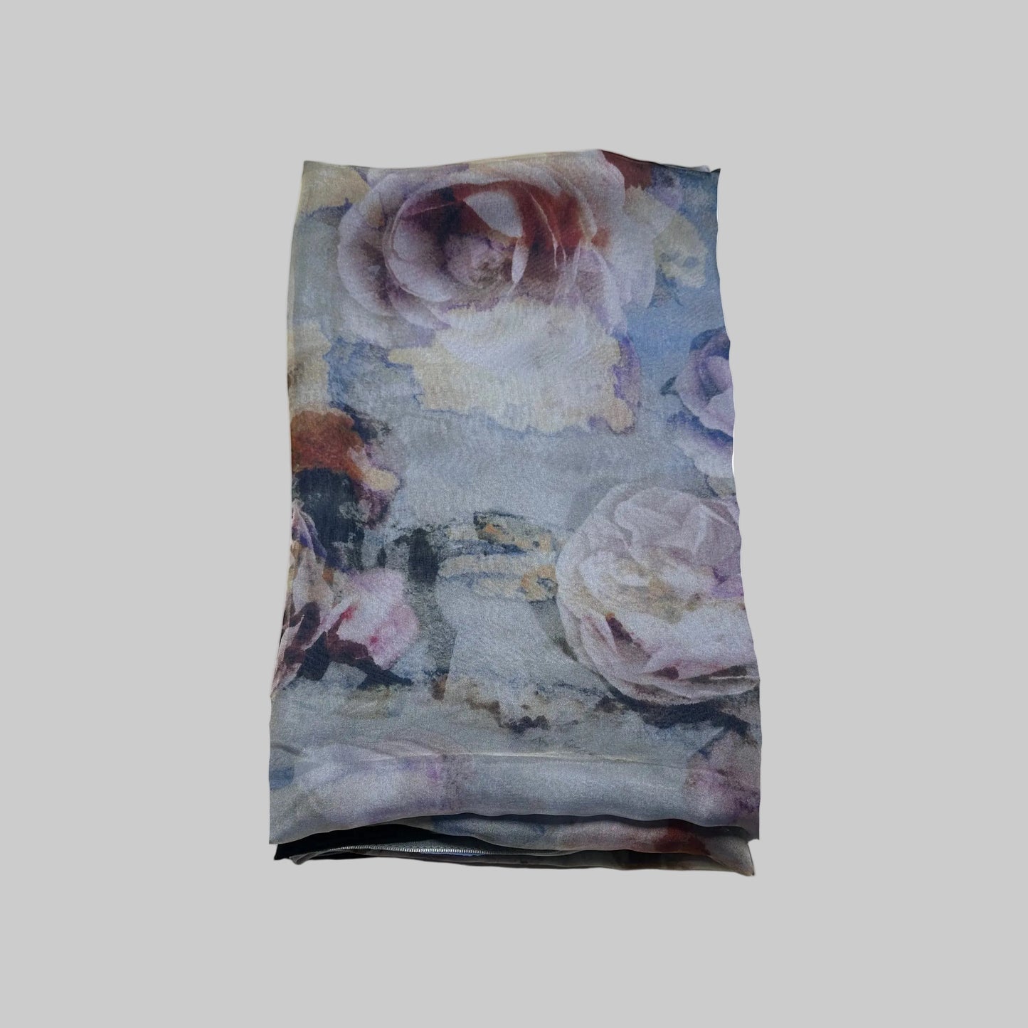 "ROSES" DOUBLE SILK SCARF
