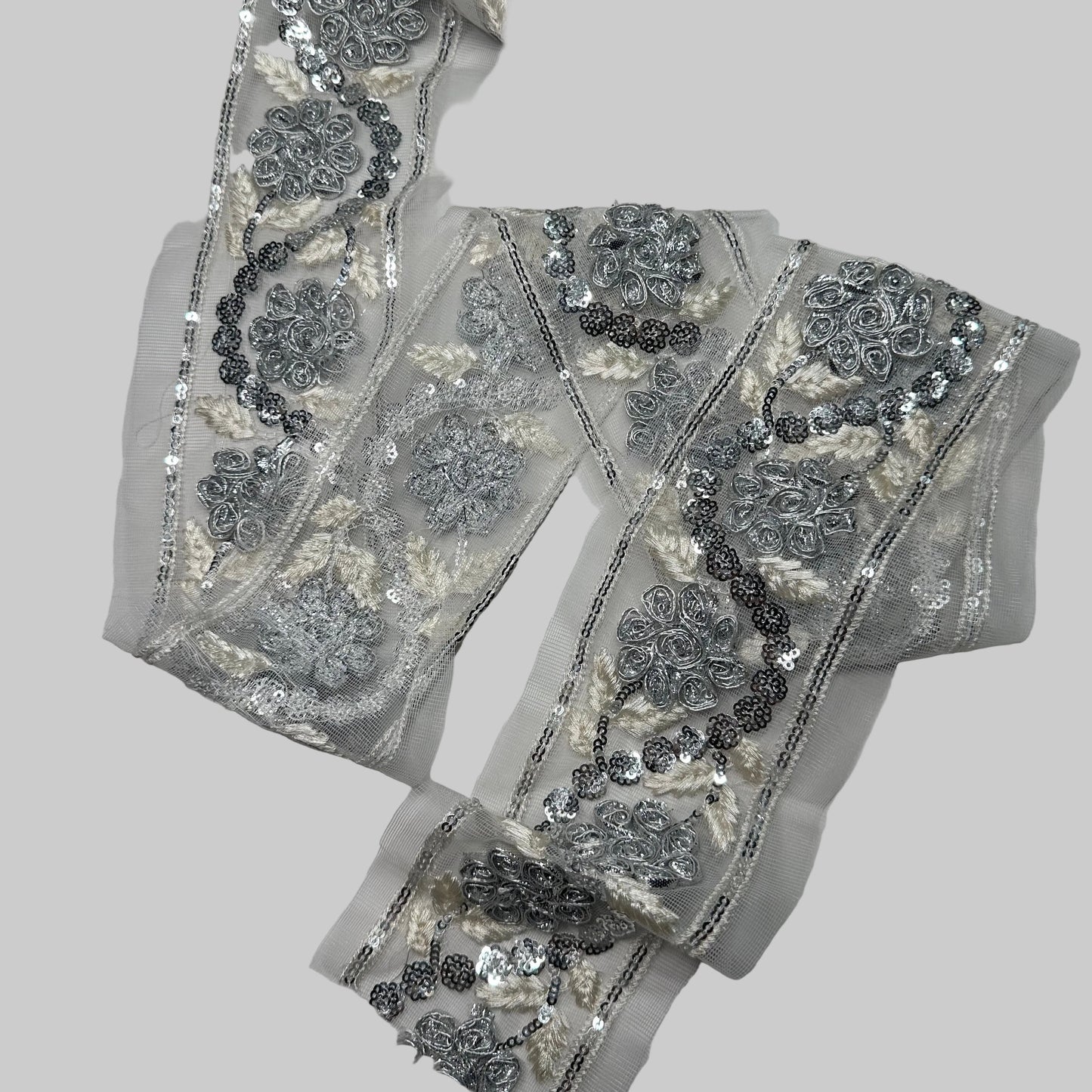 WIDE BOTANICAL RIBBON TRIM