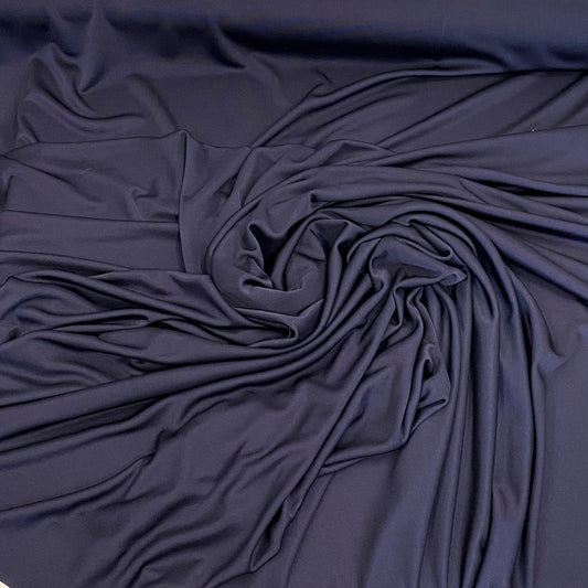 NAVY SILK JERSEY
