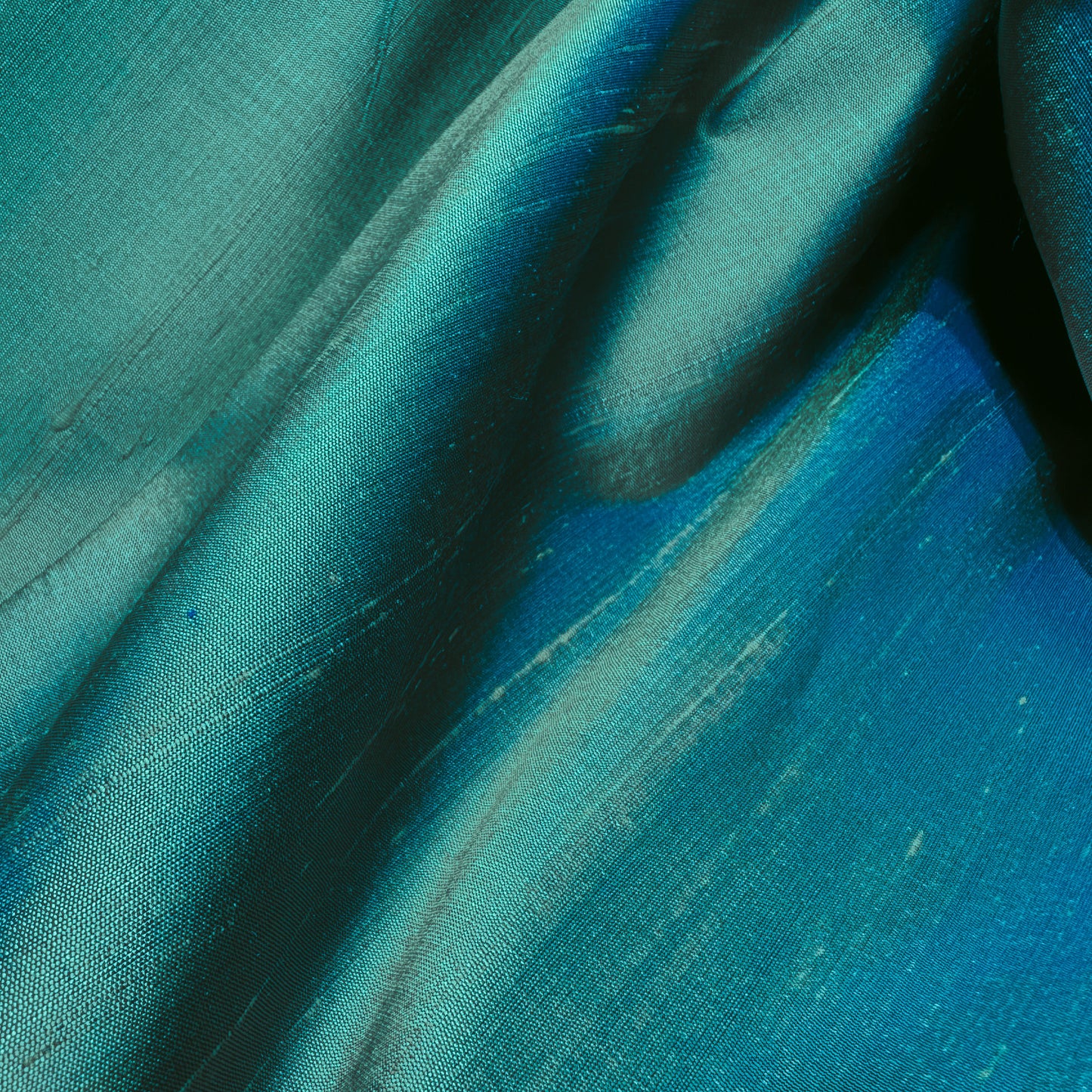 KINGFISHER POWERLOOM SILK