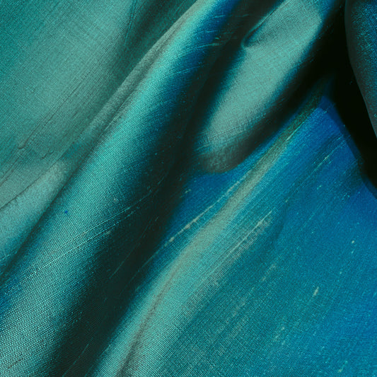 KINGFISHER POWERLOOM SILK