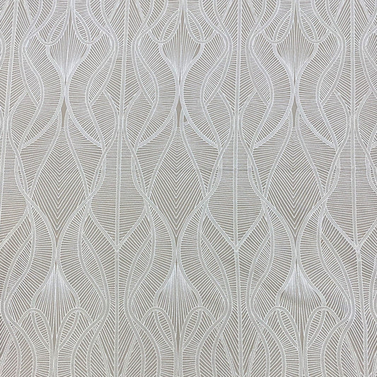 IVORY EMBROIDERED TULLE