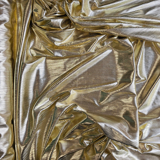 GOLD METALLIC KNIT