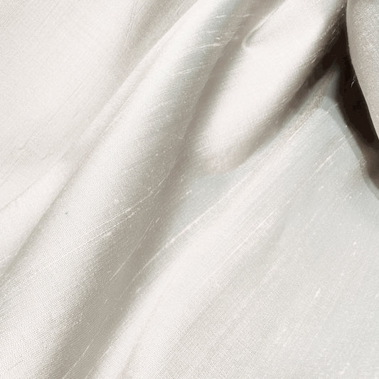 BRIDAL DUPION POWERLOOM SILK IN NATURAL