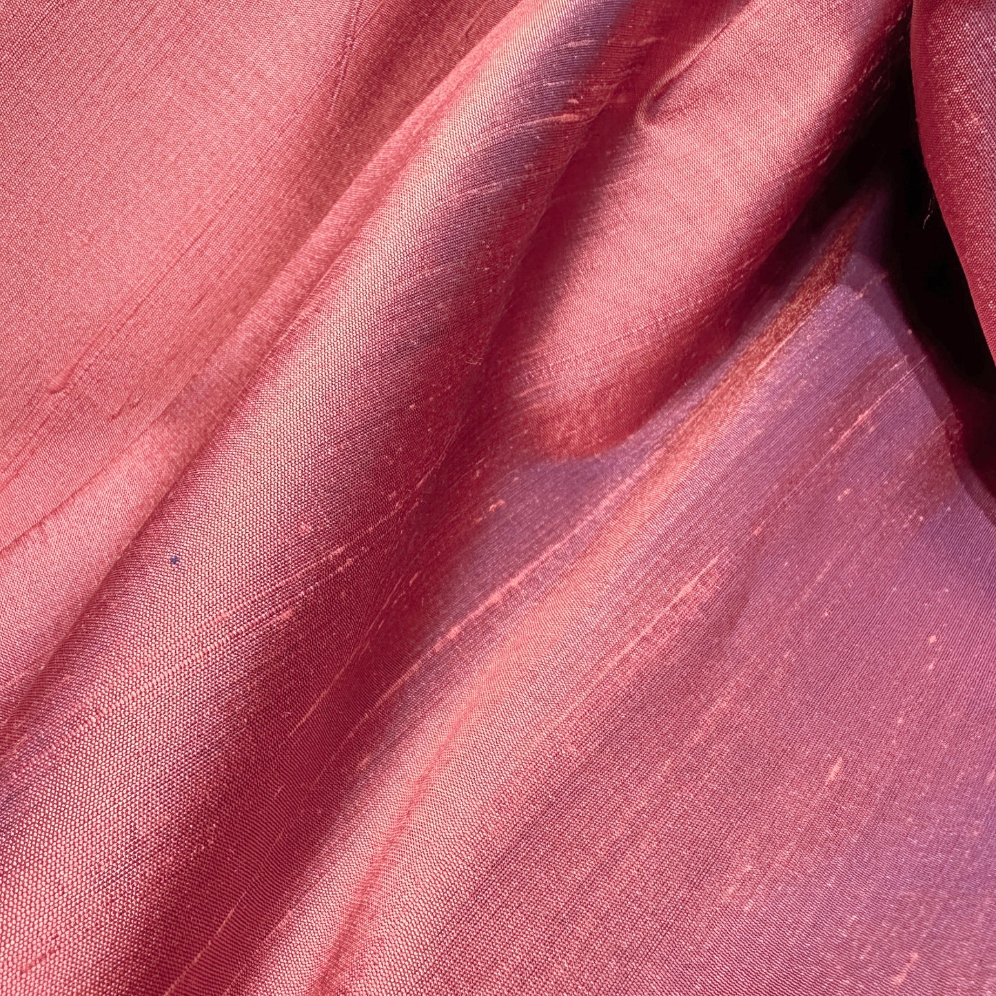 OLD ROSE DUPION SILK
