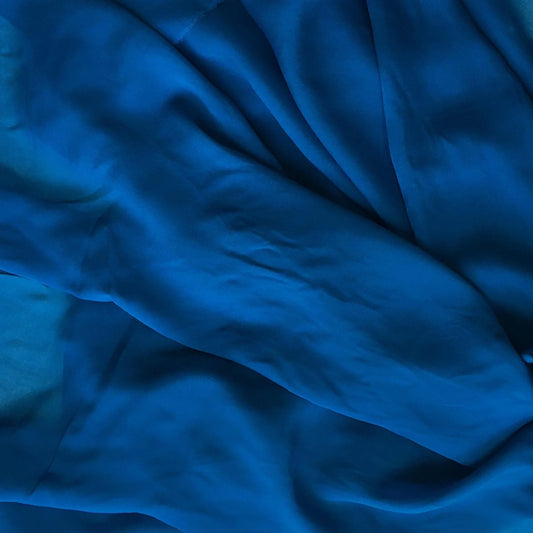 PEACOCK SILK GEORGETTE