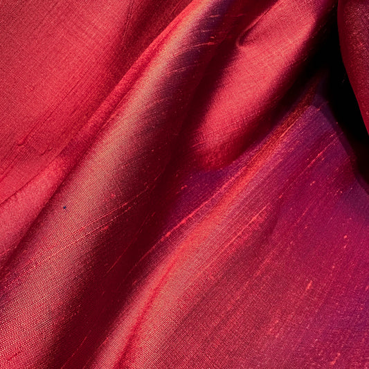 RASPBERRY DUPION SILK