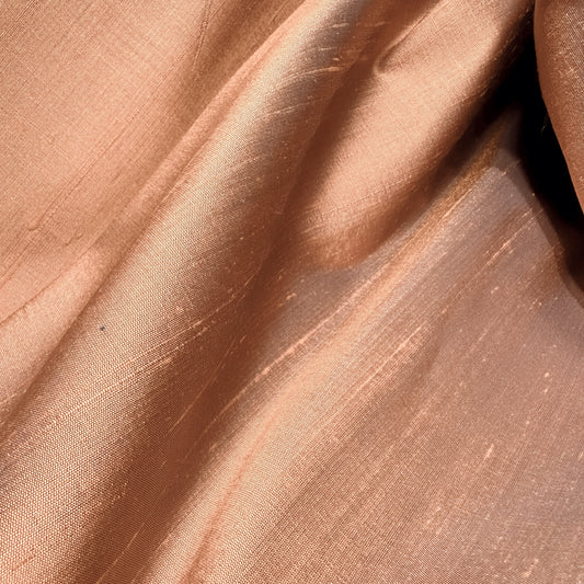 SALMON DUPION SILK