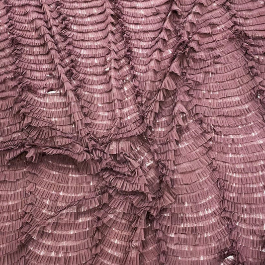 GRAPE RUFFLED TULLE