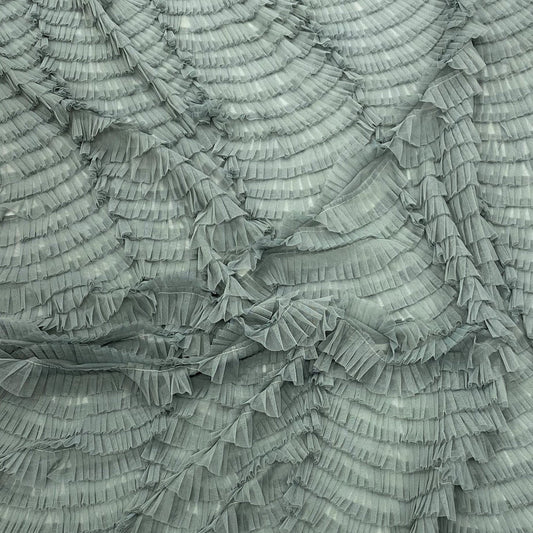 SEAGRASS RUFFLED TULLE