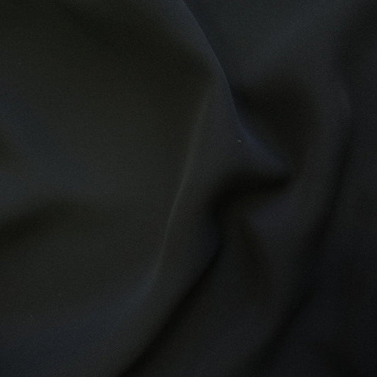 BLACK SILK GEORGETTE