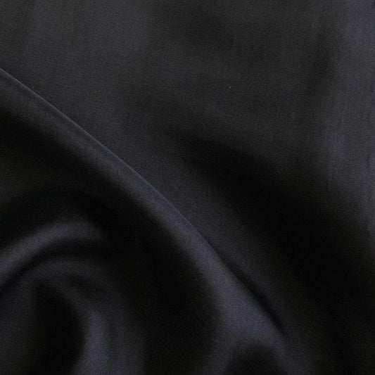 BLACK SATIN CHIFFON