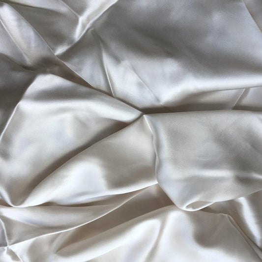 BONE SANDWASH SATIN SILK