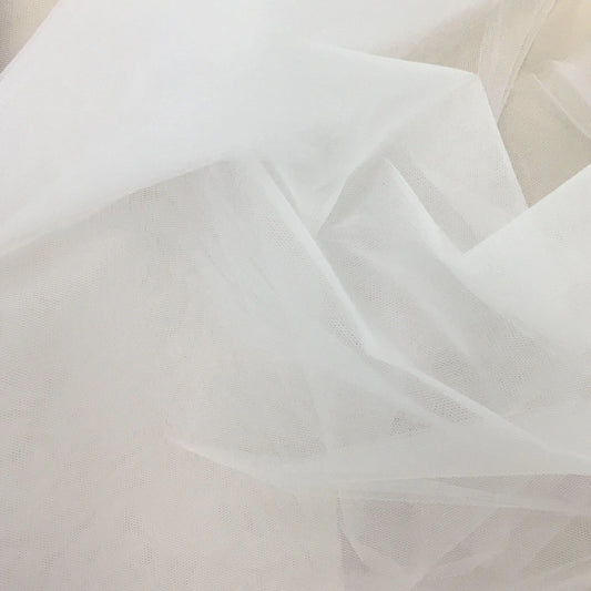 WHITE BRIDAL TULLE