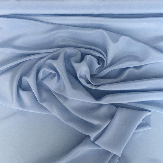 SKY BLUE CREPE DE CHINE