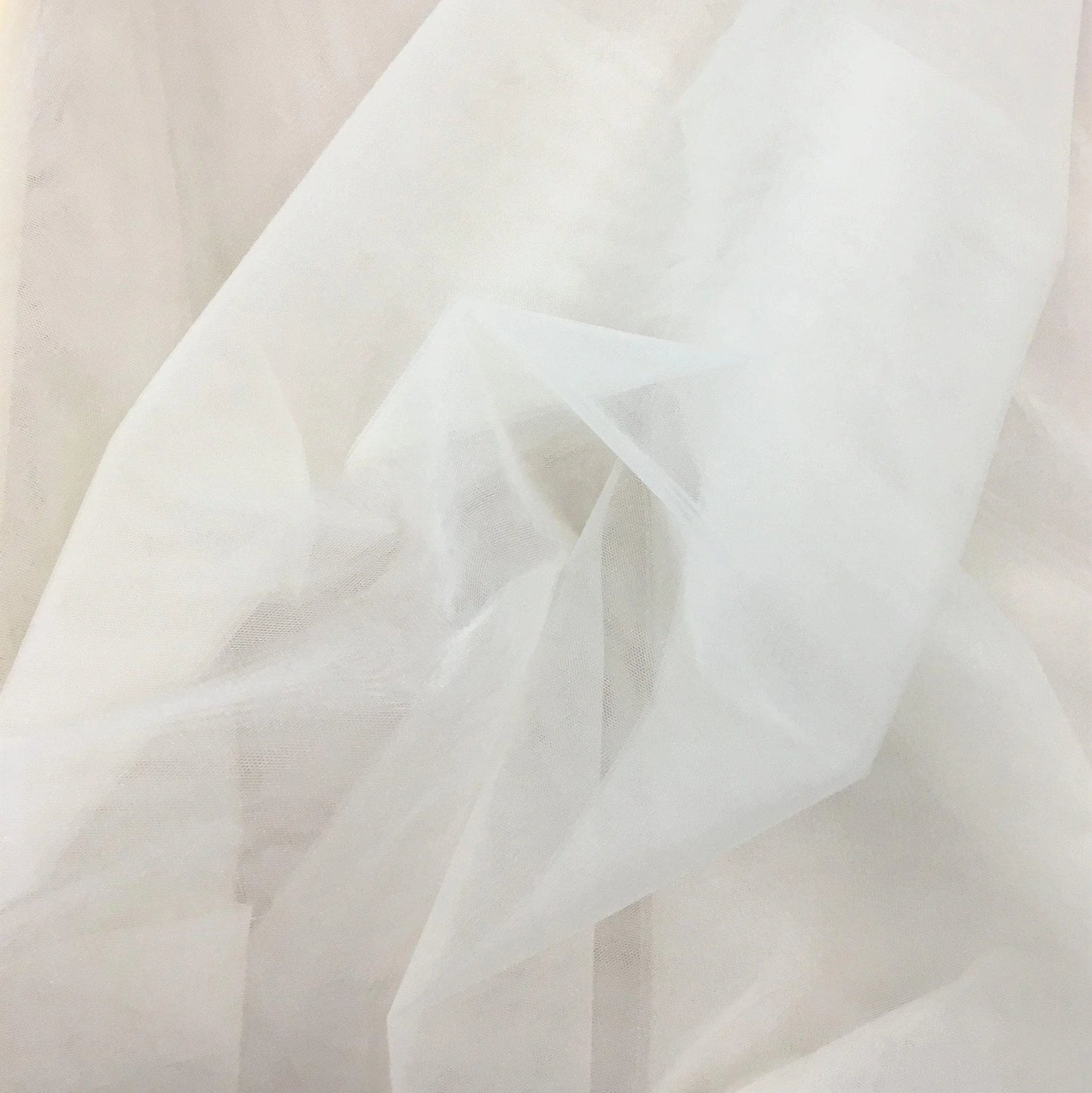 LIGHT IVORY CRYSTAL TULLE