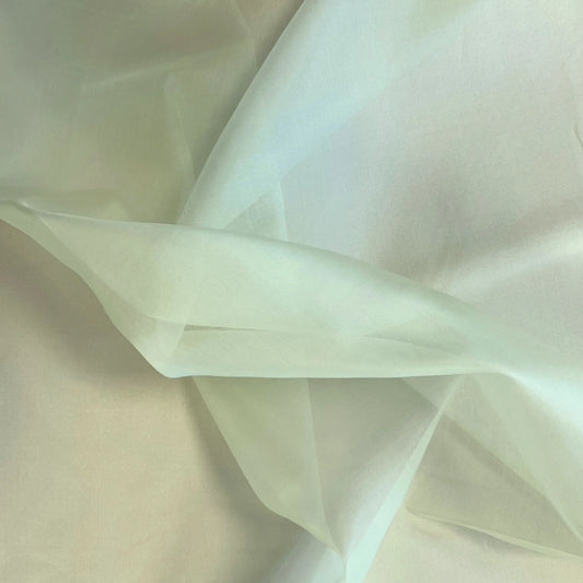 SAGE SILK ORGANZA