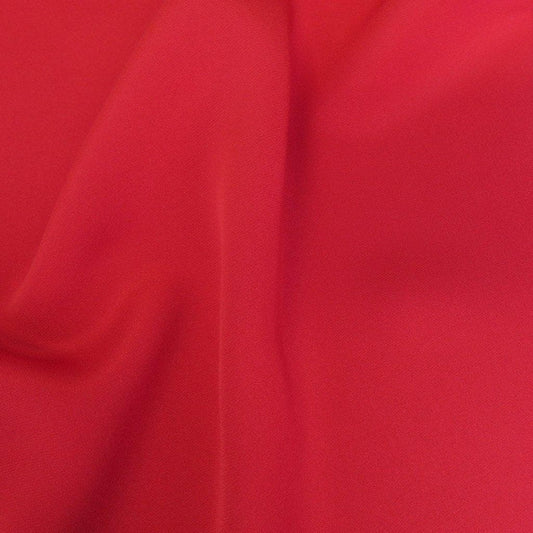 DEEP RED SILK FAILLE
