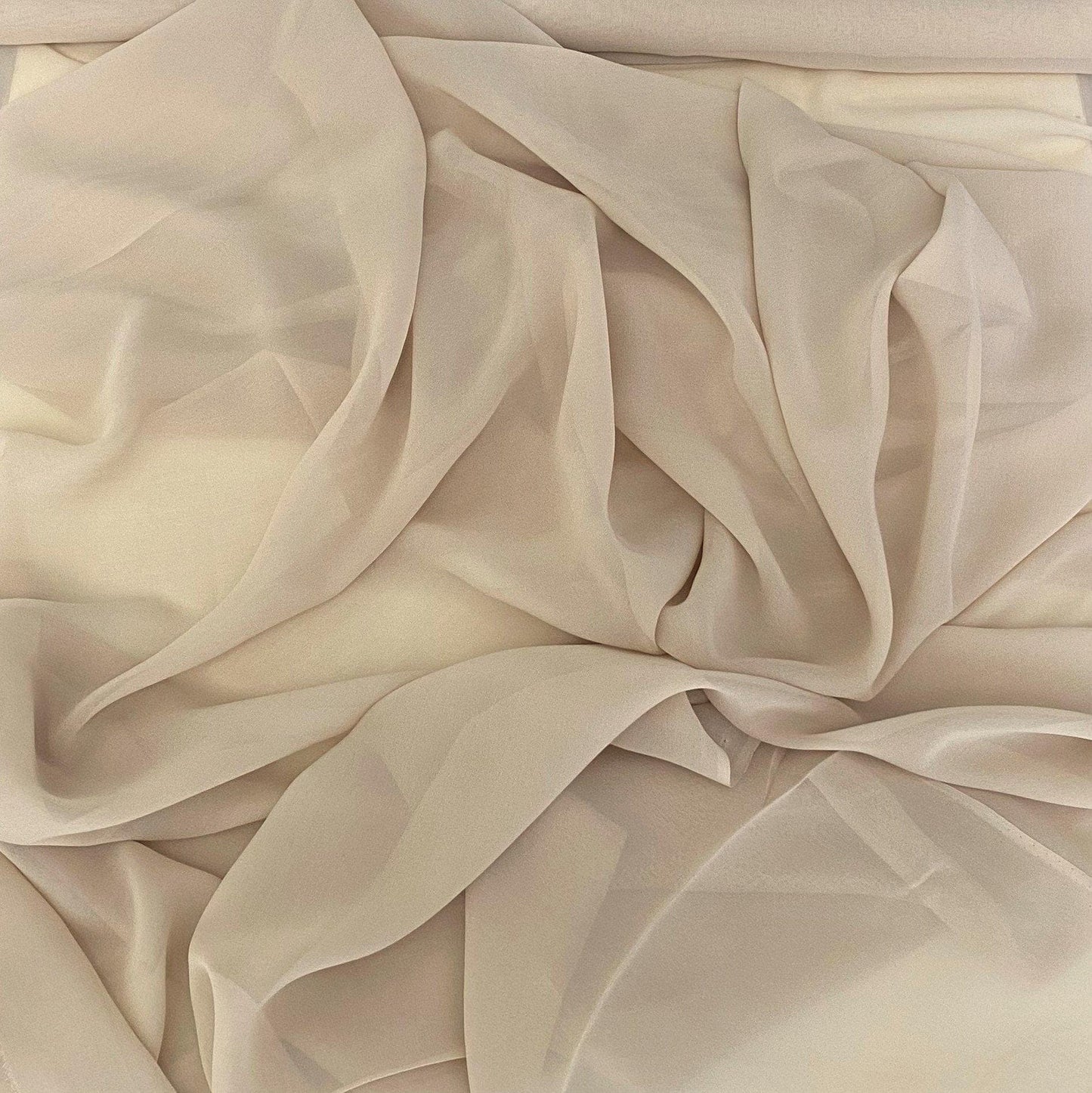 ALMOND SILK GEORGETTE