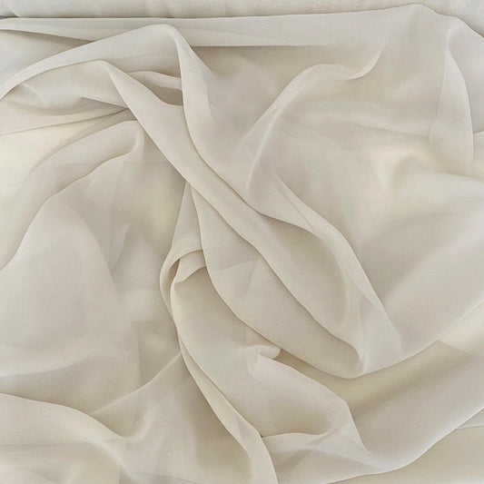 OYSTER SILK GEORGETTE