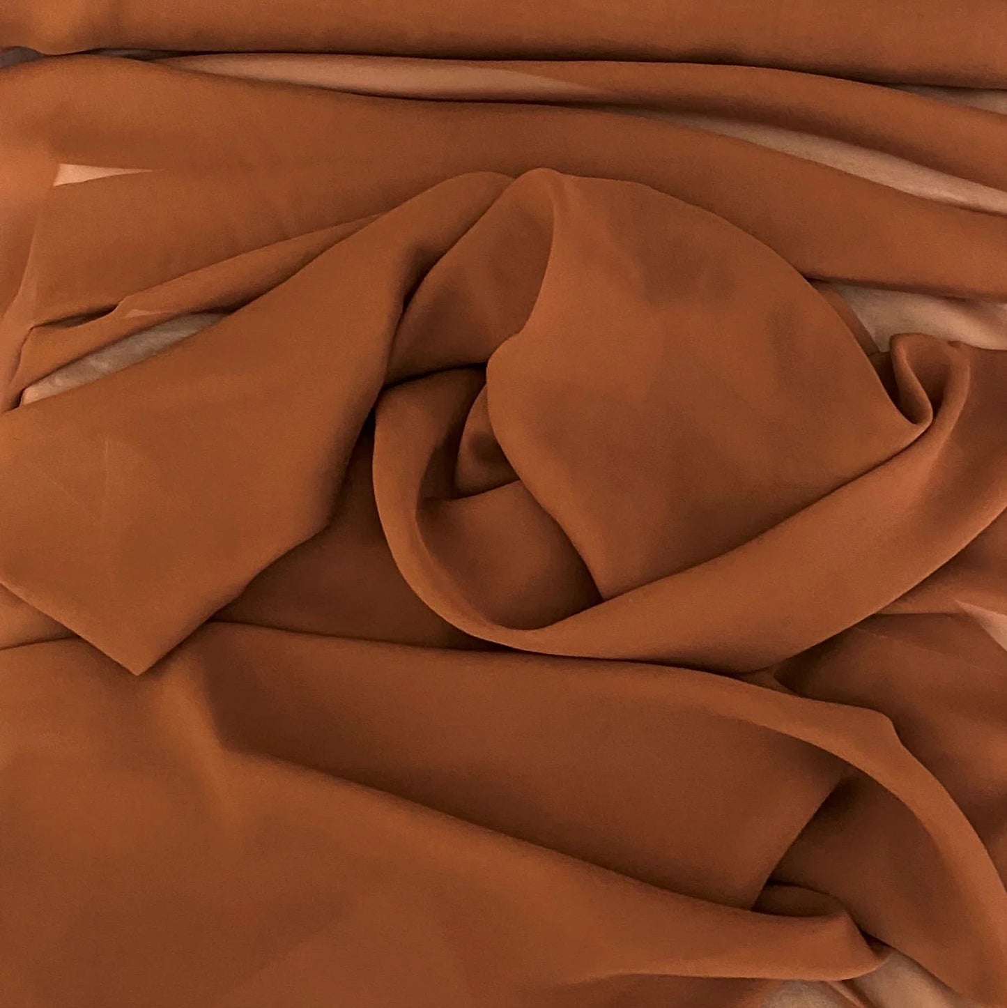 CINNAMON SILK GEORGETTE
