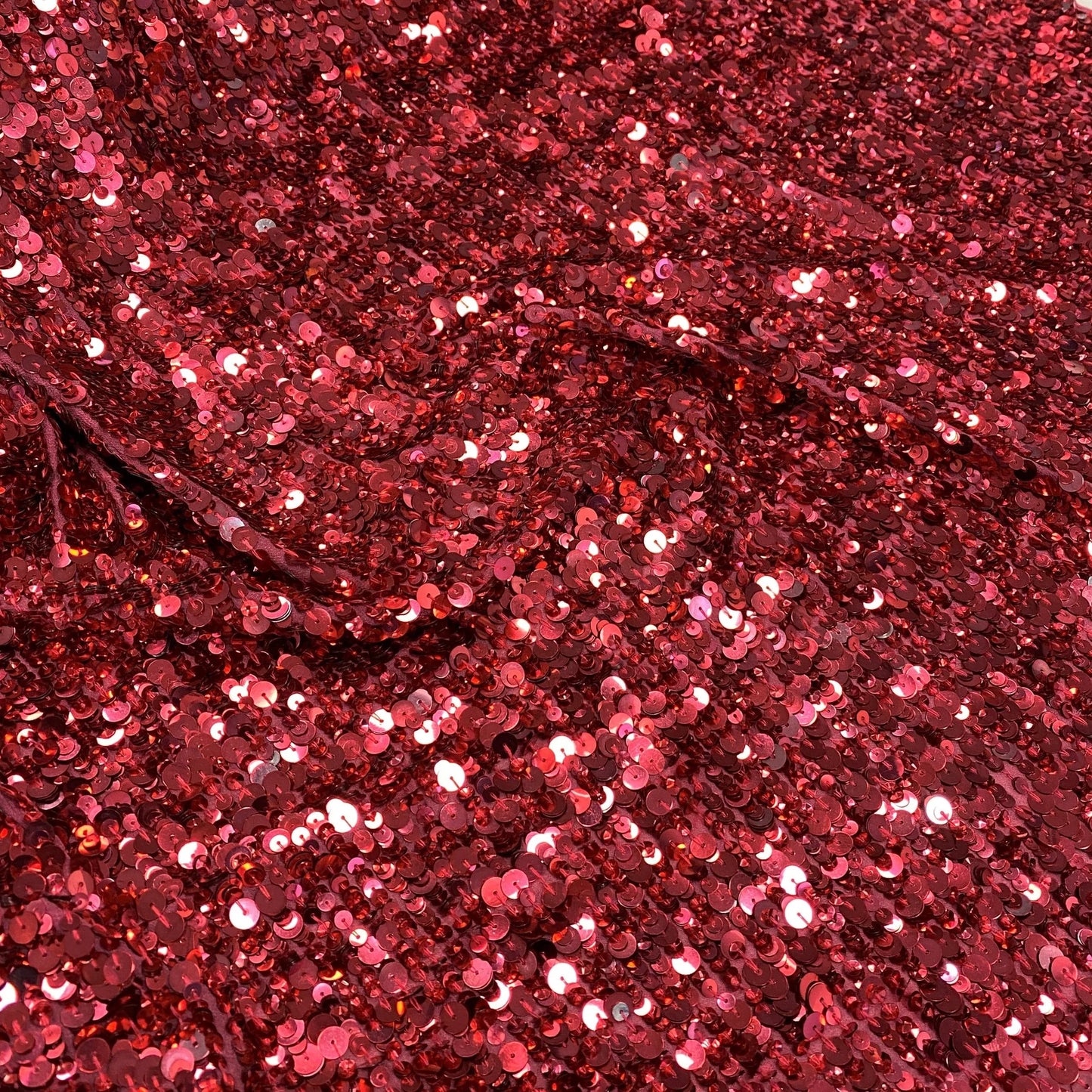 RASPBERRY SEQUIN GEORGETTE