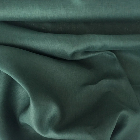 BOTTLE GREEN LINEN