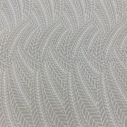 IVORY EMBROIDERED TULLE