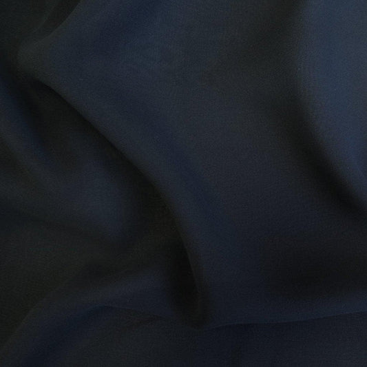 NAVY SILK GEORGETTE