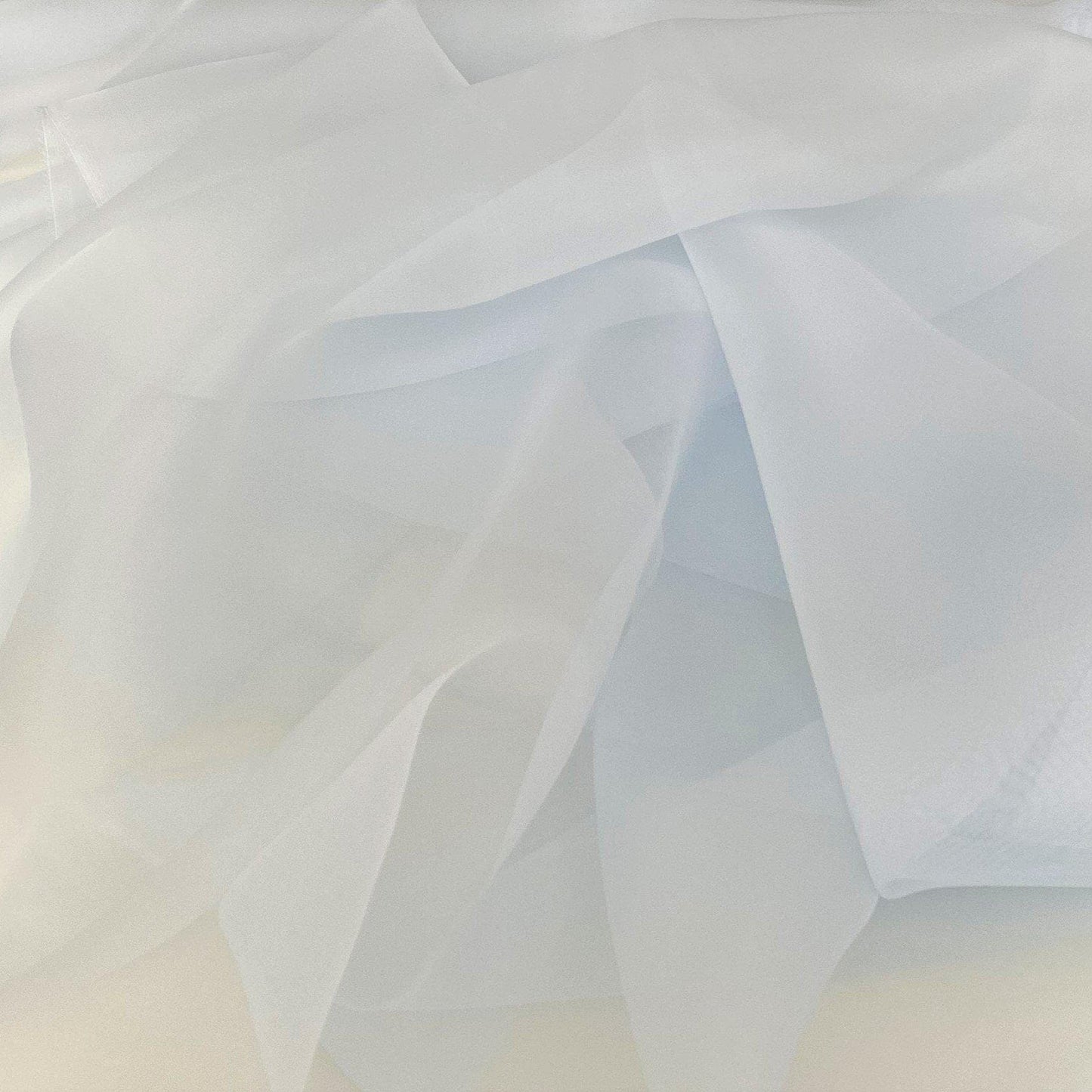 PALE BLUE SILK ORGANZA