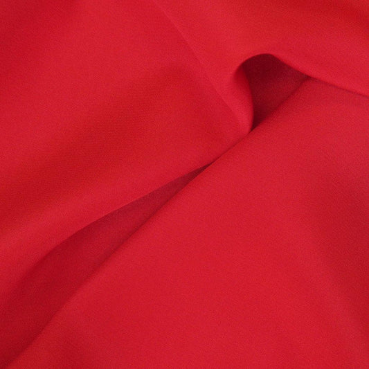 ROSA RED CREPE DE CHINE