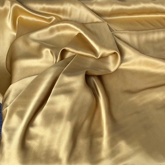 GOLD SANDWASH SATIN SILK