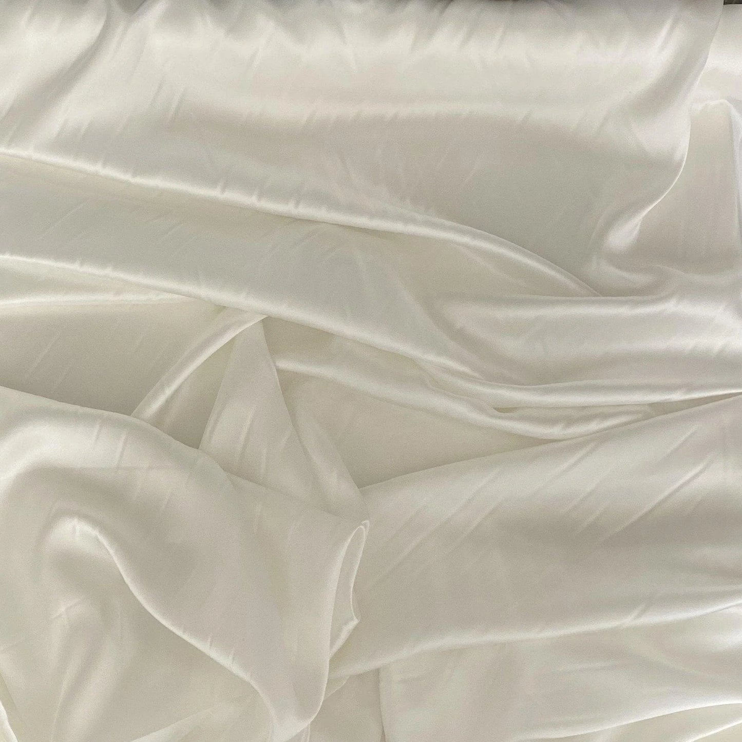 IVORY SANDWASH SATIN SILK