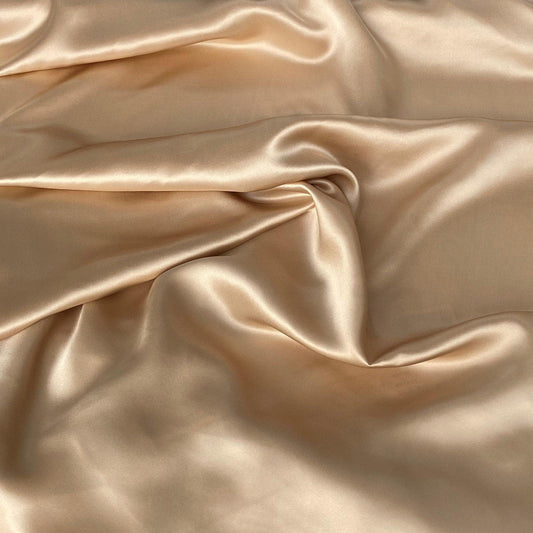 NUDE SANDWASH SATIN SILK