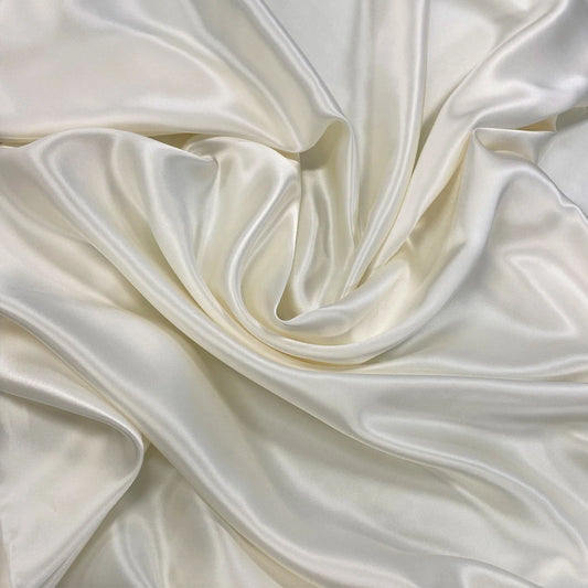 ALABASTER SANDWASH SATIN SILK