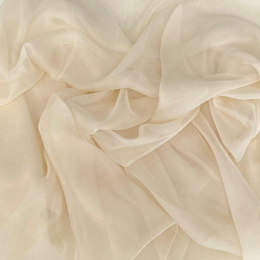 CREAM SATIN CHIFFON