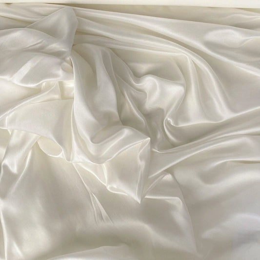 IVORY SILK COTTON SATEEN