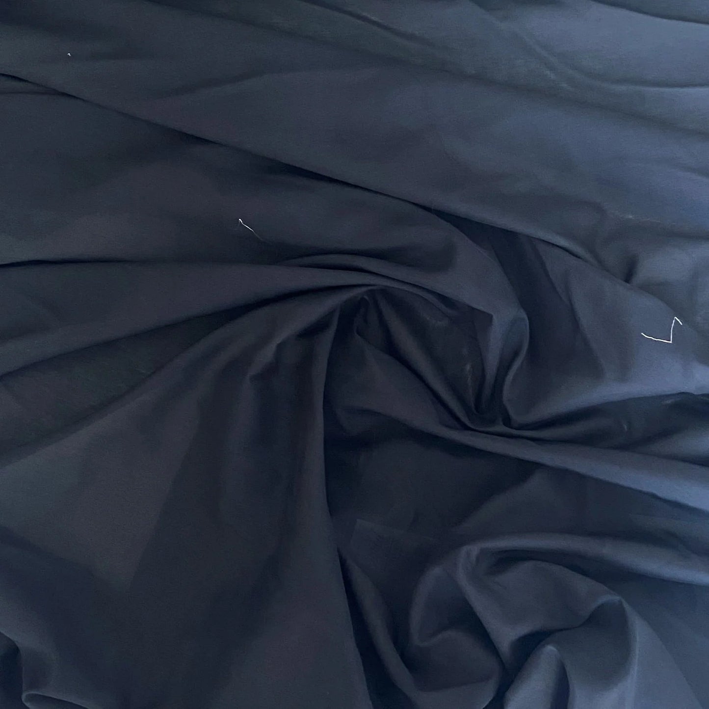 BLACK SILK COTTON VOILE