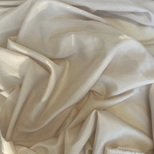 ALMOND SILK COTTON VOILE