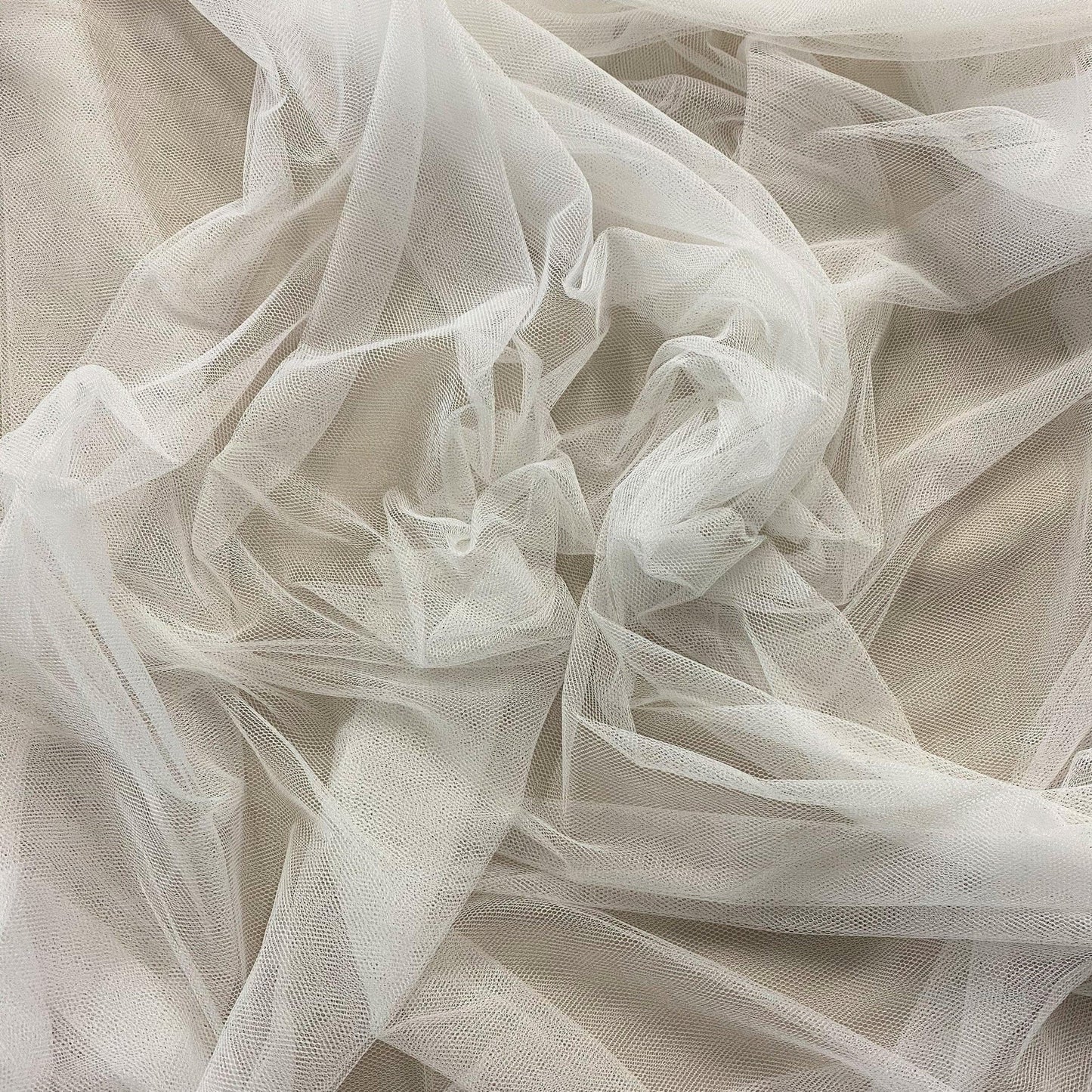WHITE SOFT TULLE